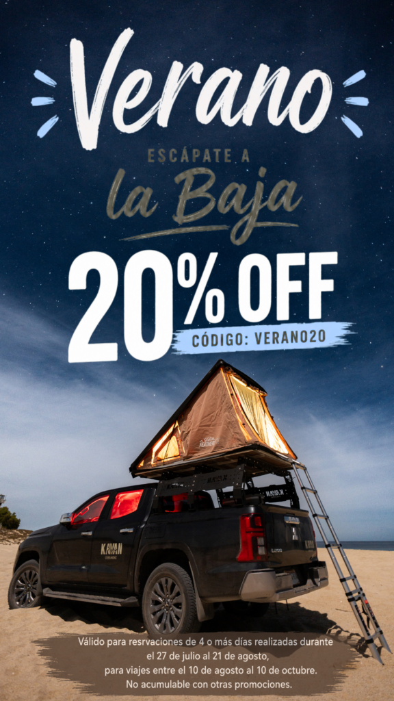 Promoción verano 2026 Kavan Overlanding: 20% de descuento